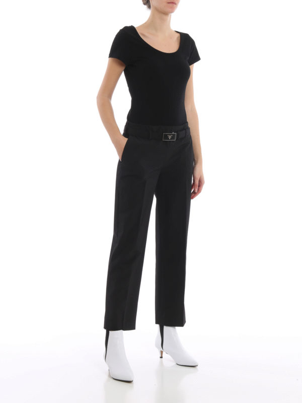 prada wide leg pants