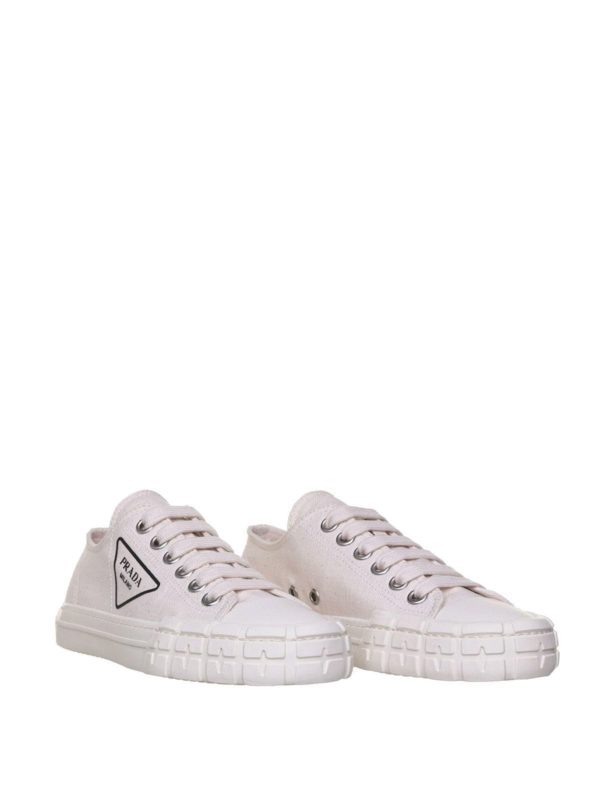 prada canvas trainers