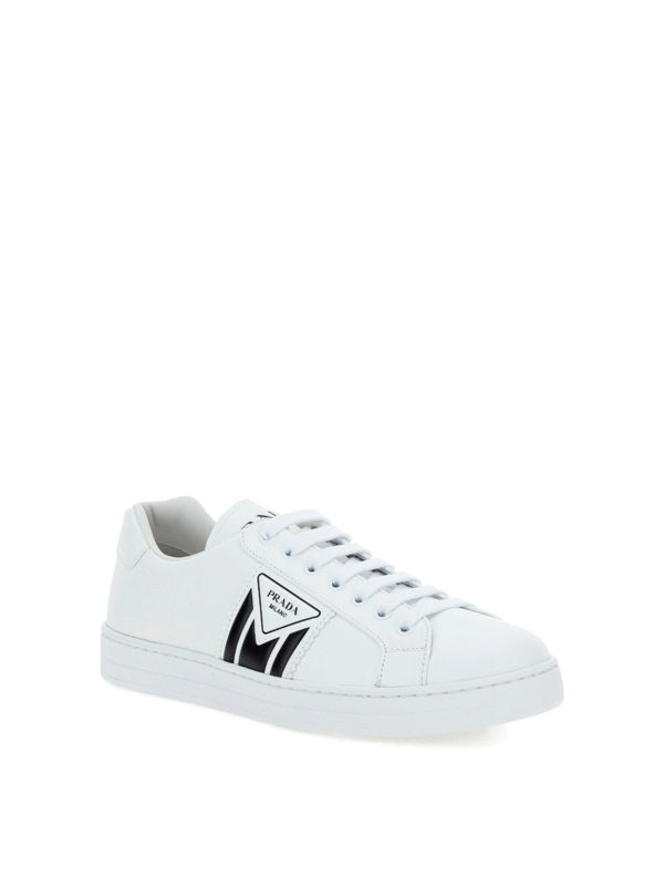 classic white leather sneakers