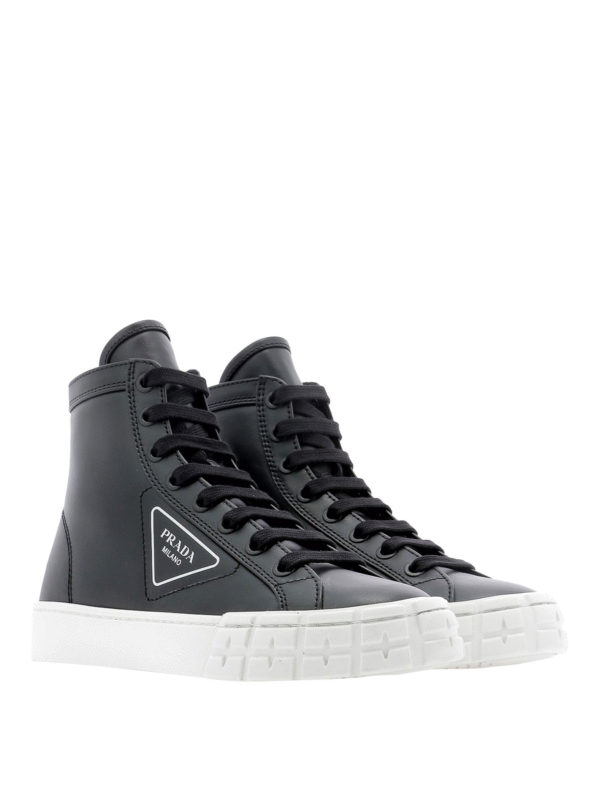 prada trainers leather