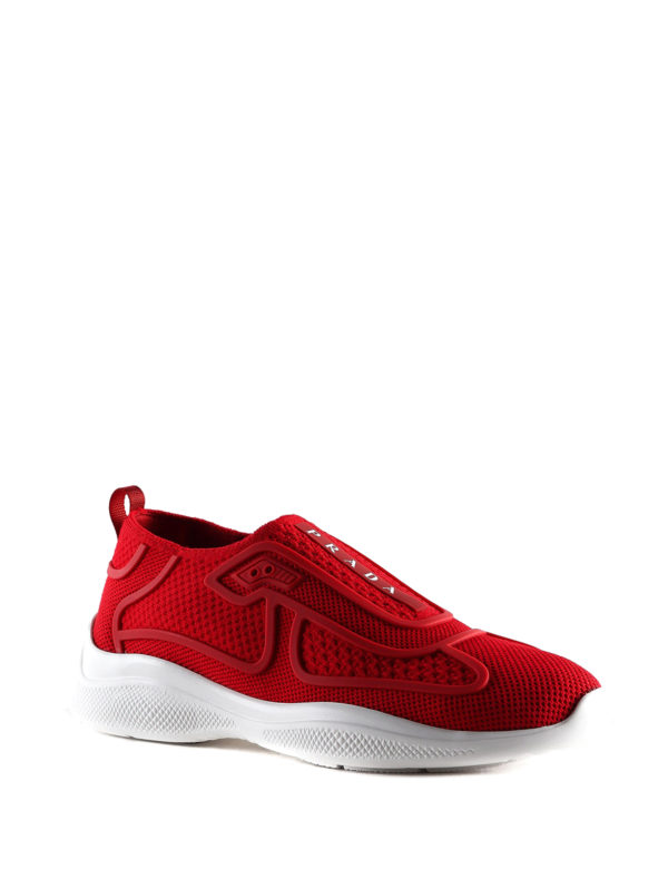 red prada trainers
