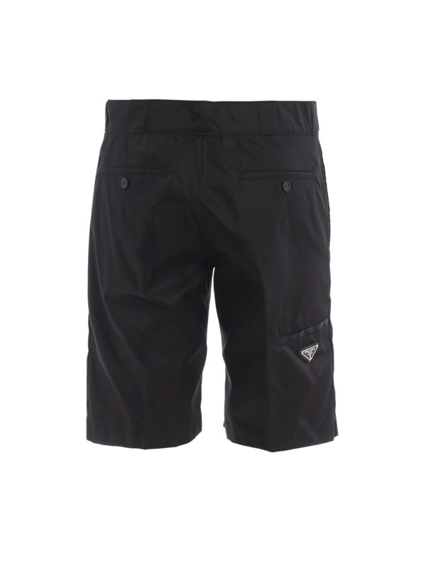 prada nylon gabardine shorts