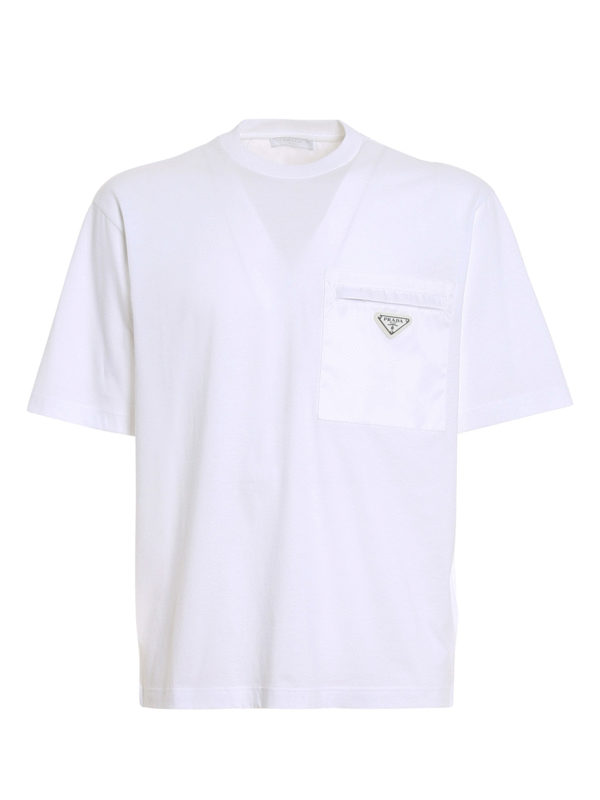 prada nylon pocket t shirt
