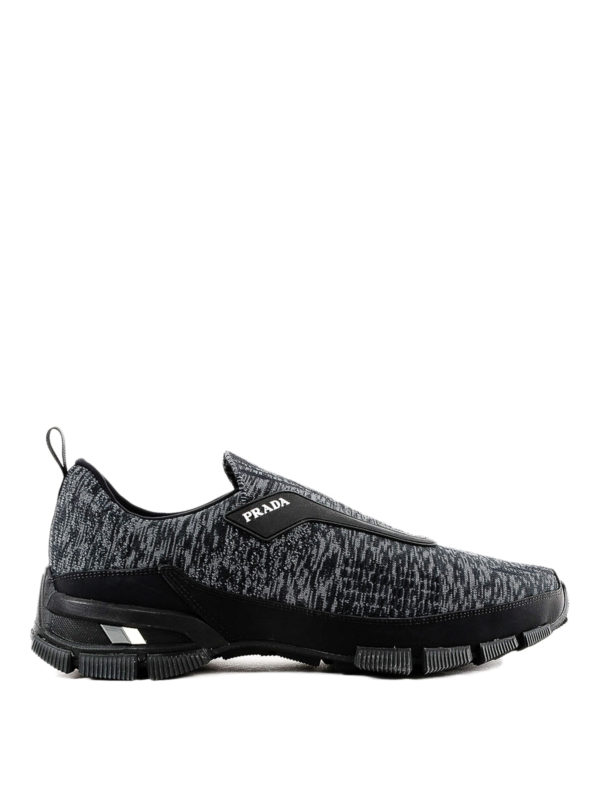 prada techno stretch fabric sneakers
