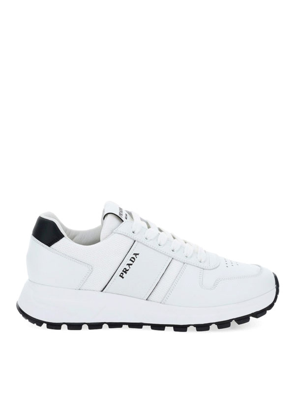 Trainers Prada - Low top leather sneakers - 4E3571FG0003L3FF0964