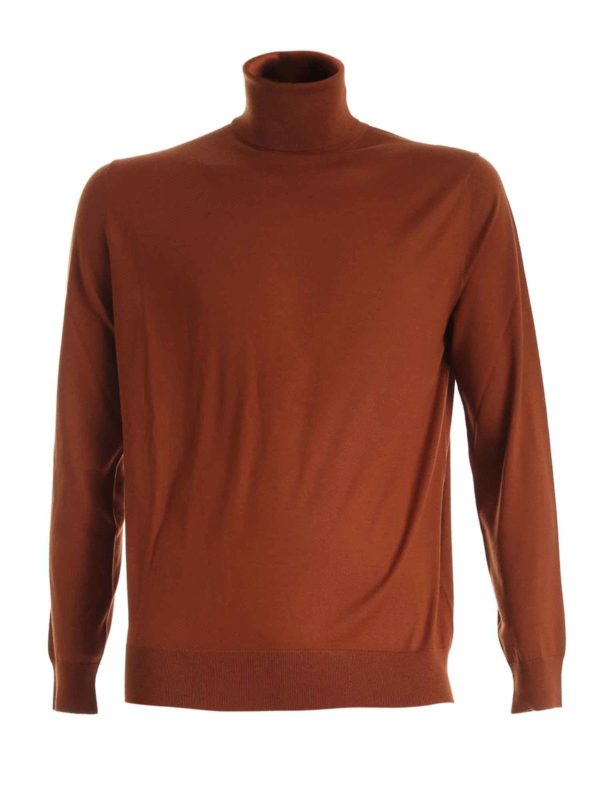 rust colored turtleneck