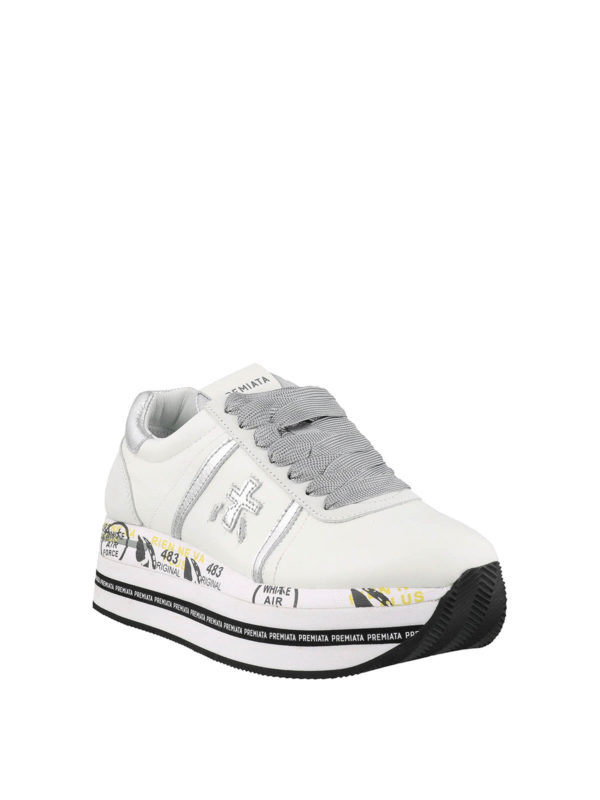 اسپرت،اسنیکرز Premiata - Beth 4517 platform sole sneakers - BETH4517