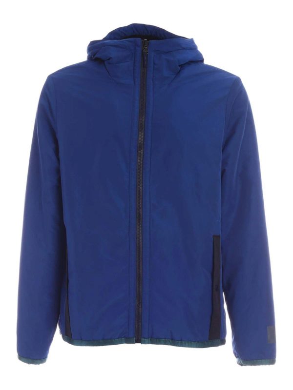 Teddy-effect reversible jacket in black 