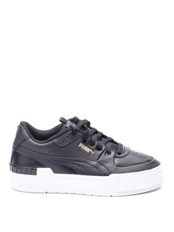 puma cali black leather