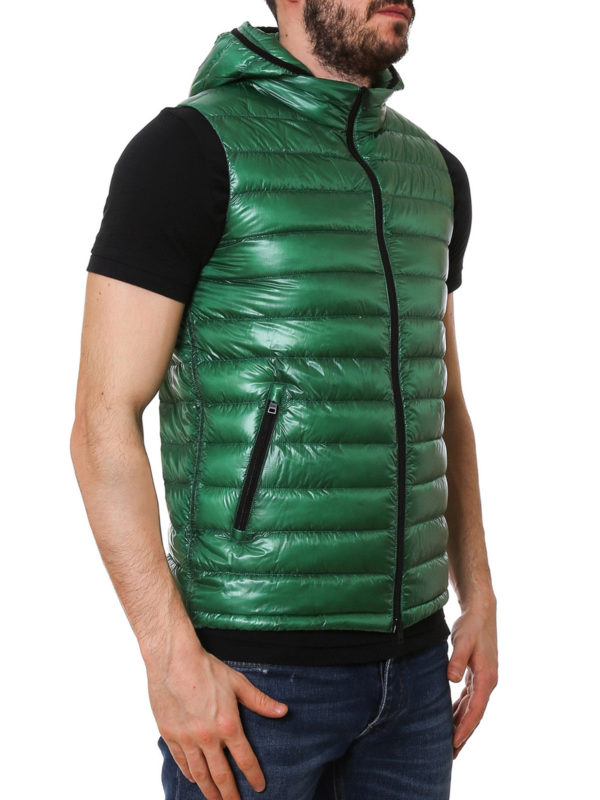 padded hooded vest