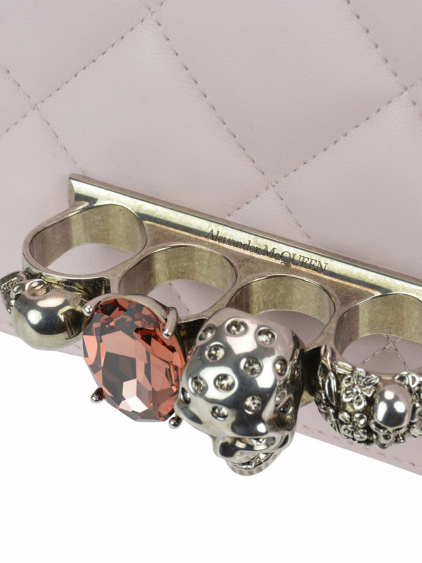 alexander mcqueen small jewelled satchel