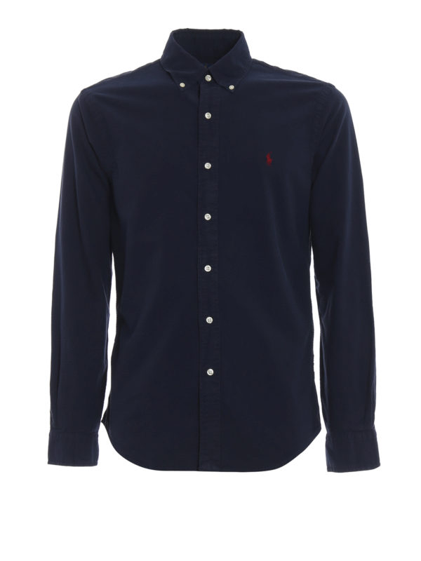 blue ralph lauren button up