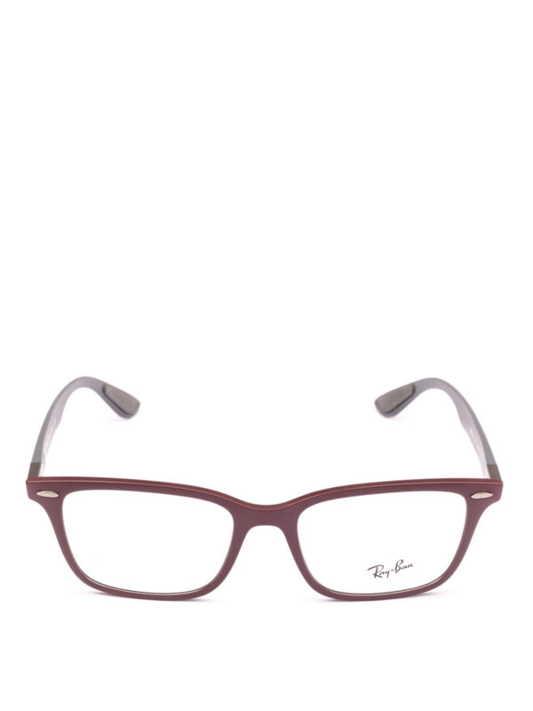 ray ban burgundy frames