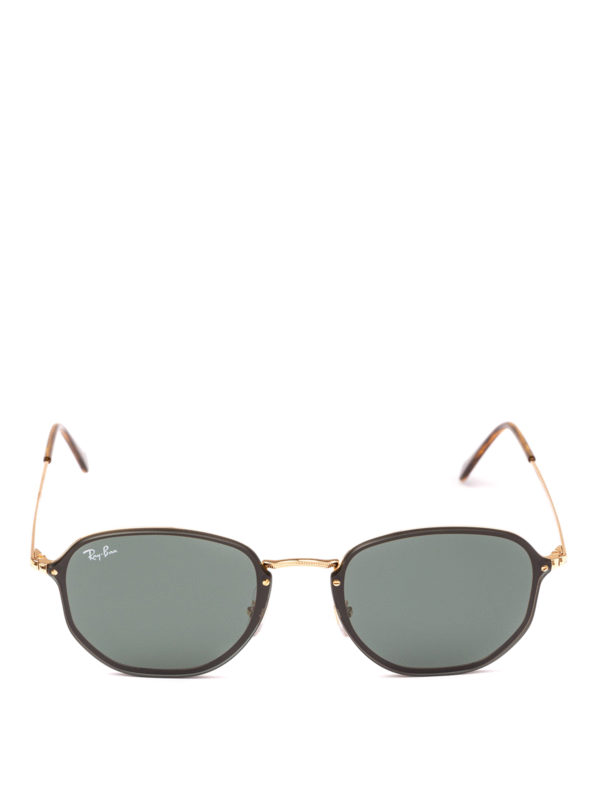 ray ban hexagonal with bar