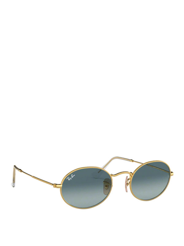 ray ban oval blue