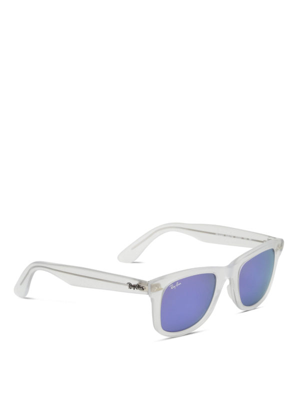 Sunglasses Ray Ban - Wayfarer transparent sunglasses - RB43406461M