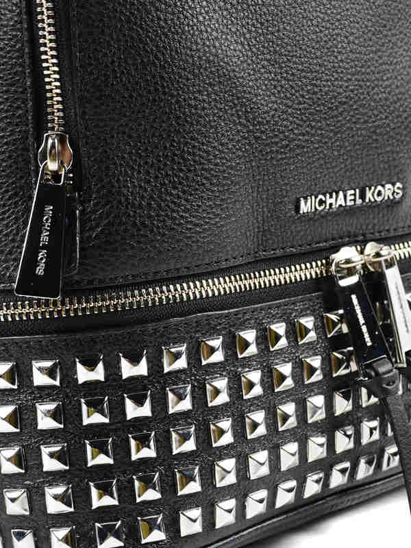 Rhea small studded leather backpack 
