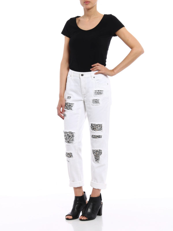 michael kors ripped jeans