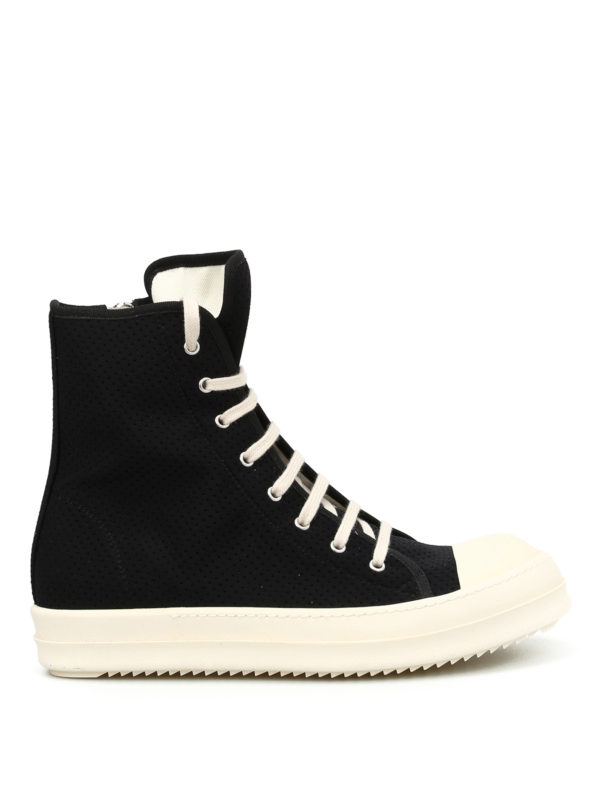 Download Rick Owens Hun - DRKSHDW canvas high top sneakers ...