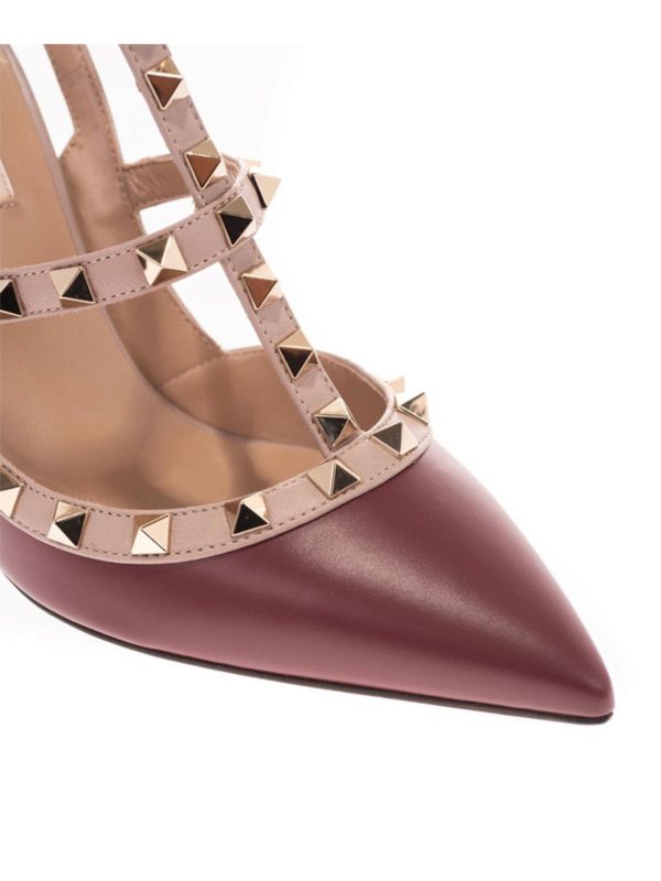 maroon valentino shoes