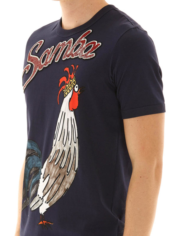 dolce gabbana rooster t shirt