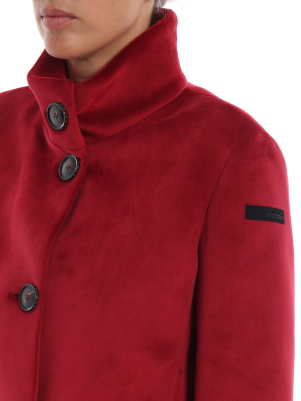 bright red coats