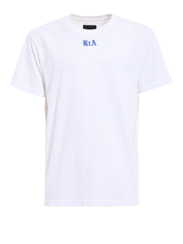 Palm Springs white cotton Tee 