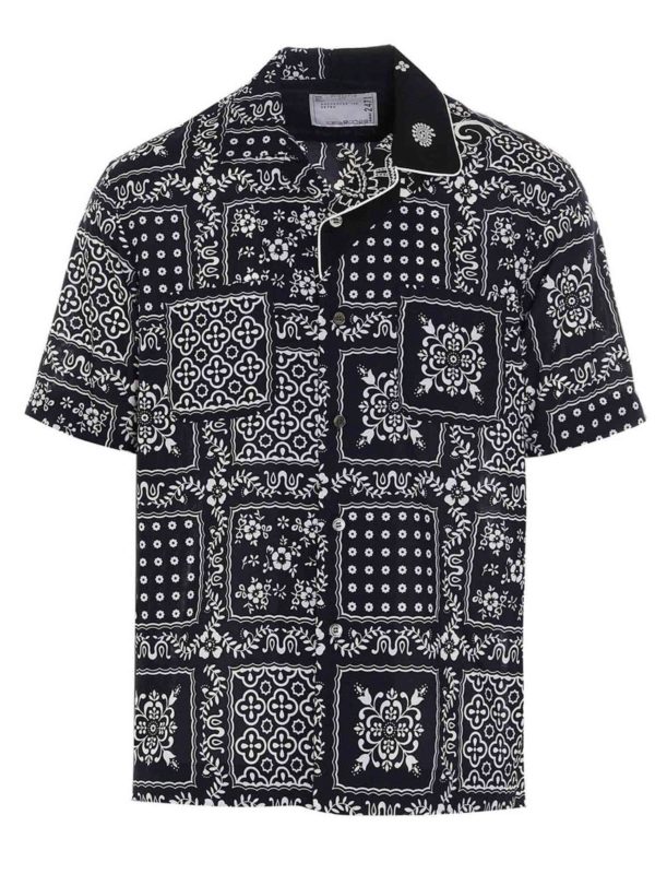 پیراهن Sacai - Paisley patterned shirt 