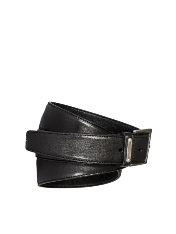SAINT LAURENT: belts - Leather belt