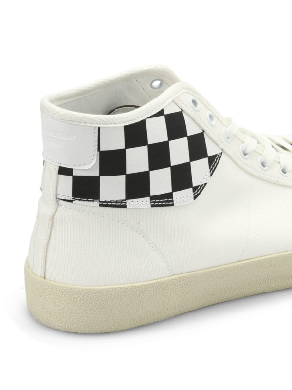 saint laurent checkered sneakers