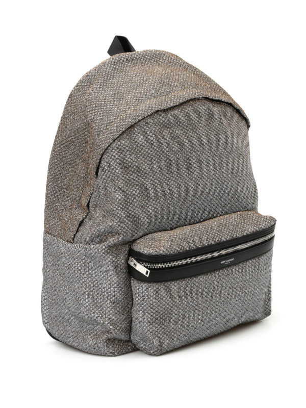 saint laurent glitter backpack