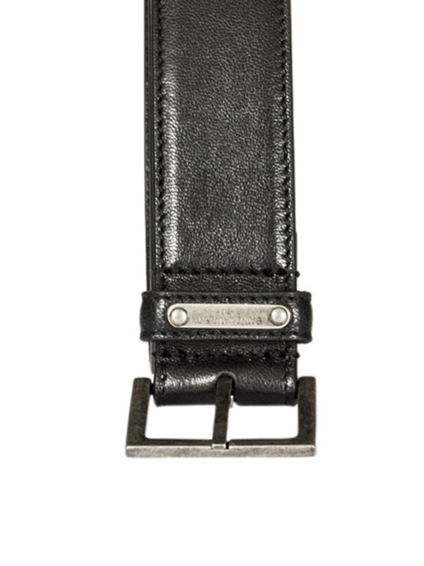 SAINT LAURENT: belts online - Leather belt