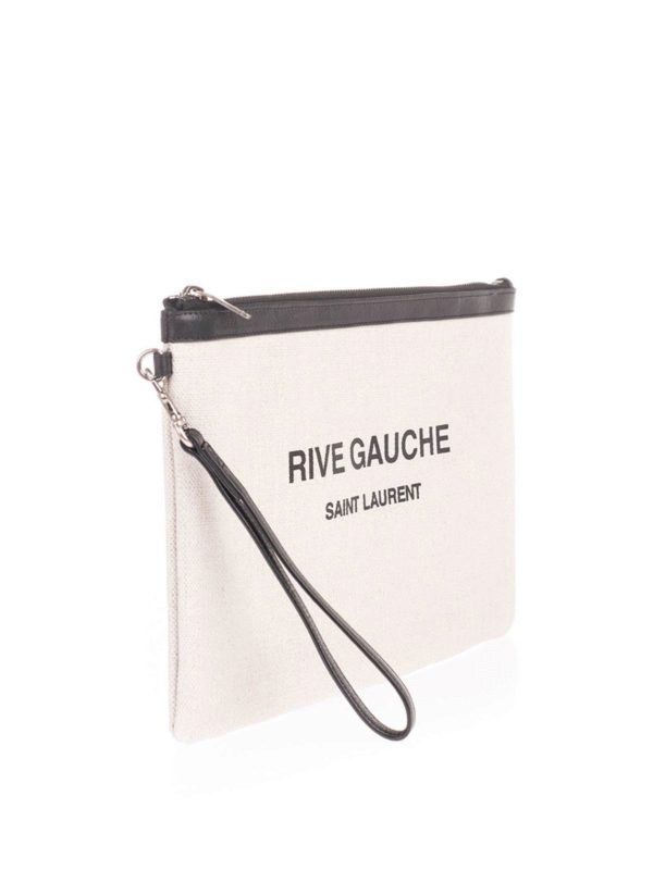 saint laurent wristlet clutch