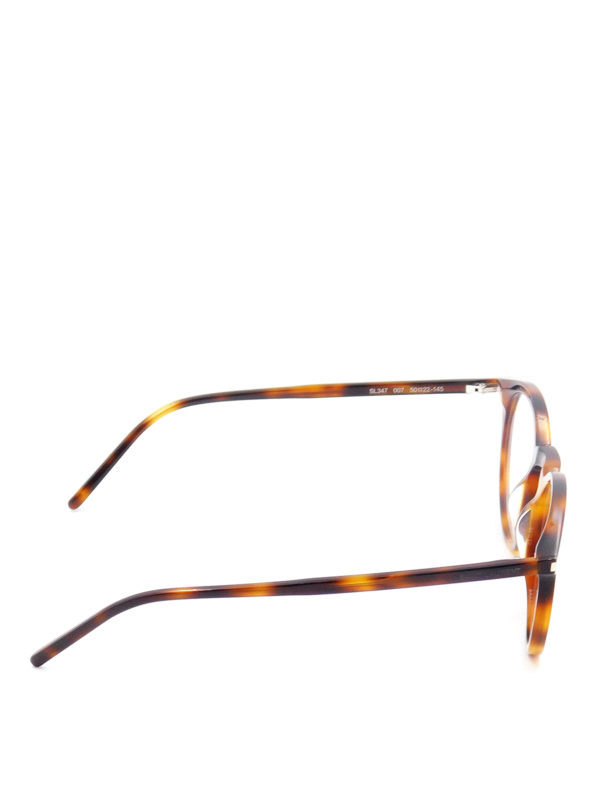 saint laurent round acetate optical glasses