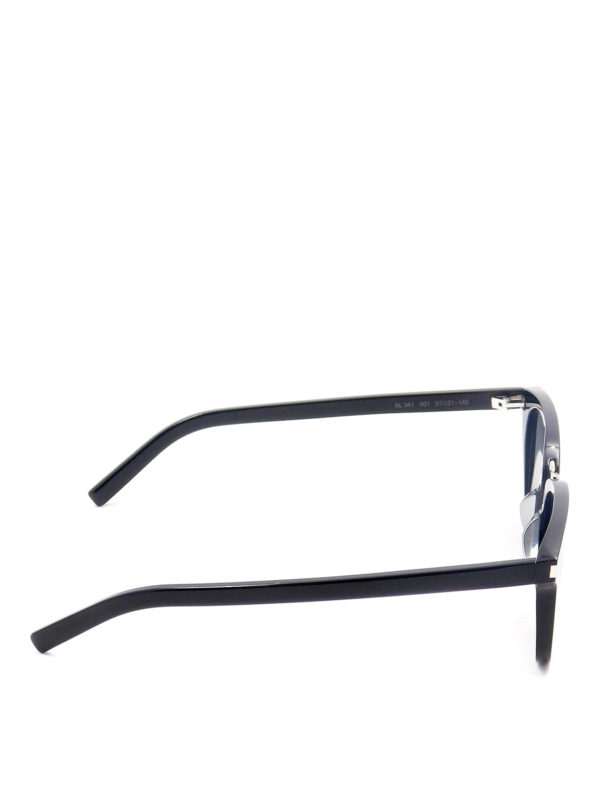 SAINT LAURENT: sunglasses online - Metal bridge acetate sunglasses