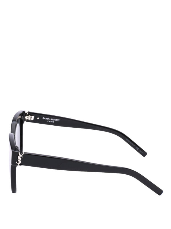 Sunglasses Saint Laurent Sl M28 Black Acetate Sunglasses Slm28002 6339