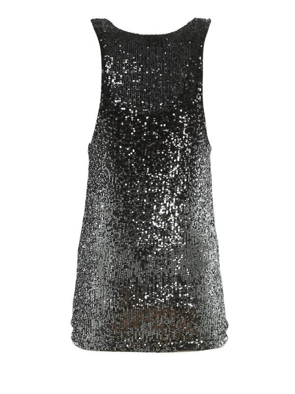 SAINT LAURENT: Tops & Tank tops online - Sequined tank top