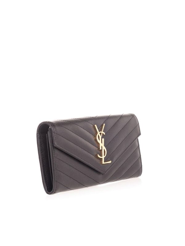 ysl large monogram wallet