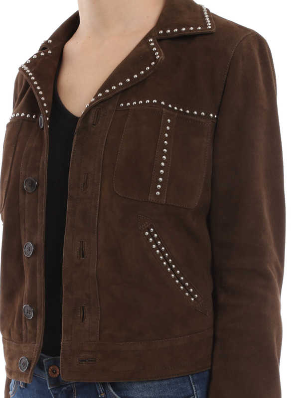 suede jacket saint laurent