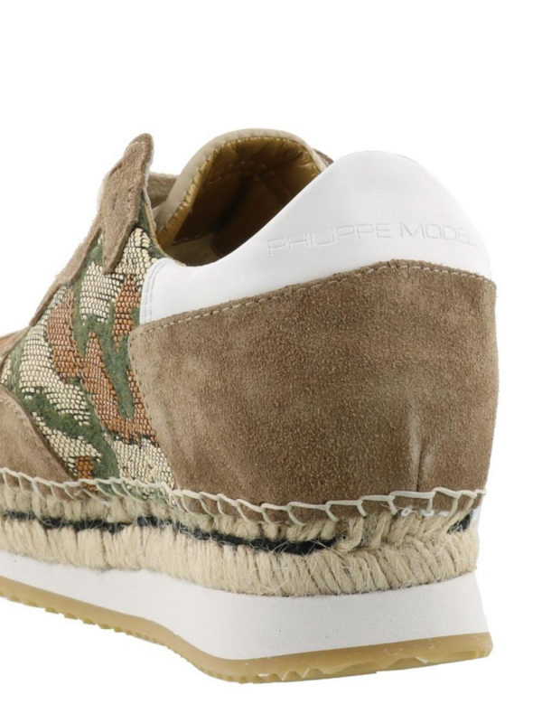 اسپرت،اسنیکرز Philippe Model - Saint Tropez camo fabric sneakers - SALDCI02
