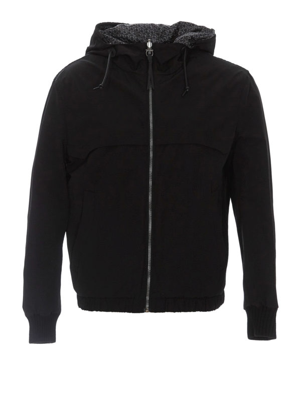 Reversible hooded jacket 