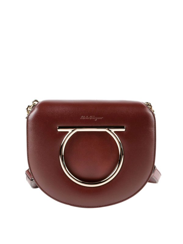 saddle crossbody bolsa leather