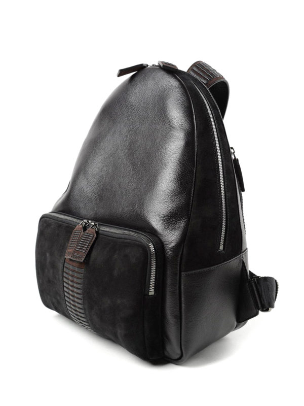 ferragamo leather backpack