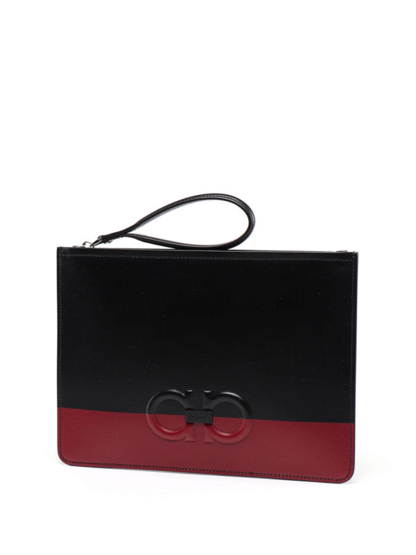 ferragamo gancini clutch