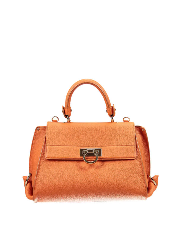 ferragamo orange bag