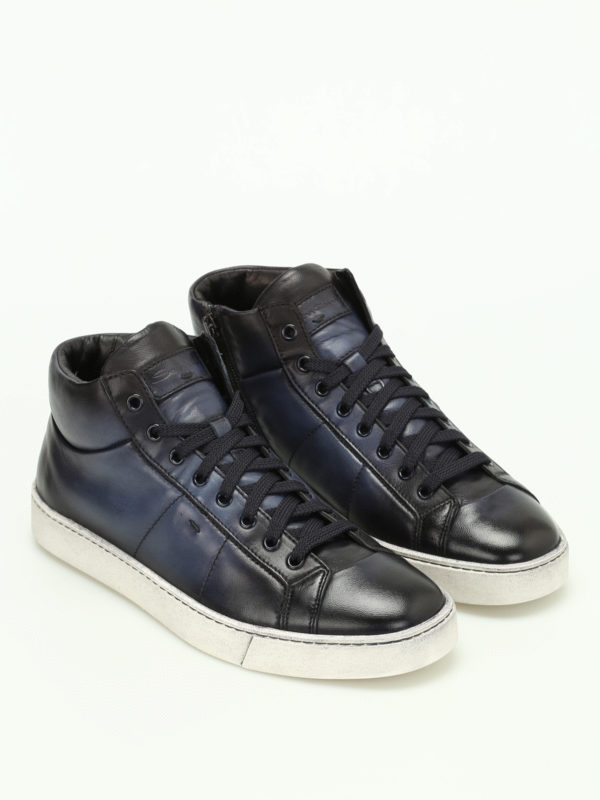 santoni sneaker high
