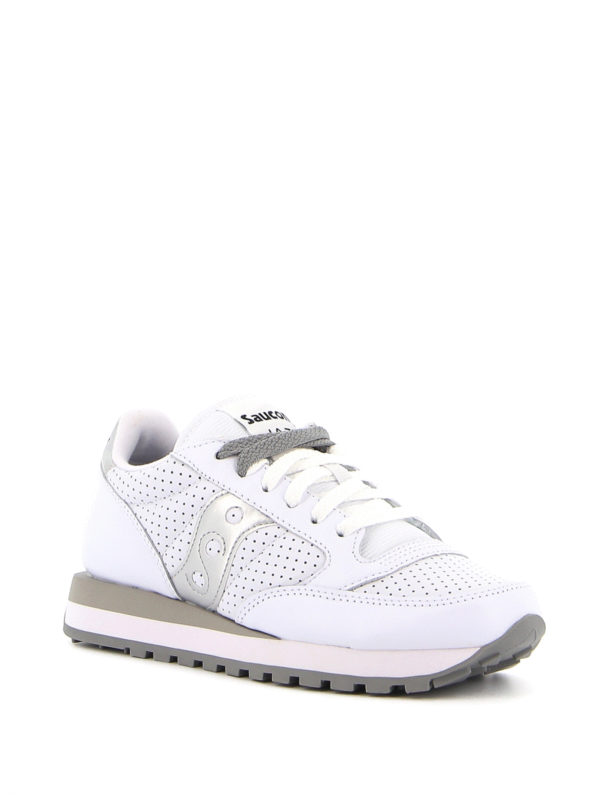 saucony jazz all white