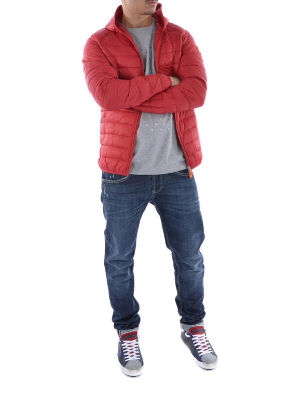 Chaquetas y Chaquetones acolchados Save the Duck - Abrigo Alcochado Rojo  Para Hombre - D3065MGIGA022