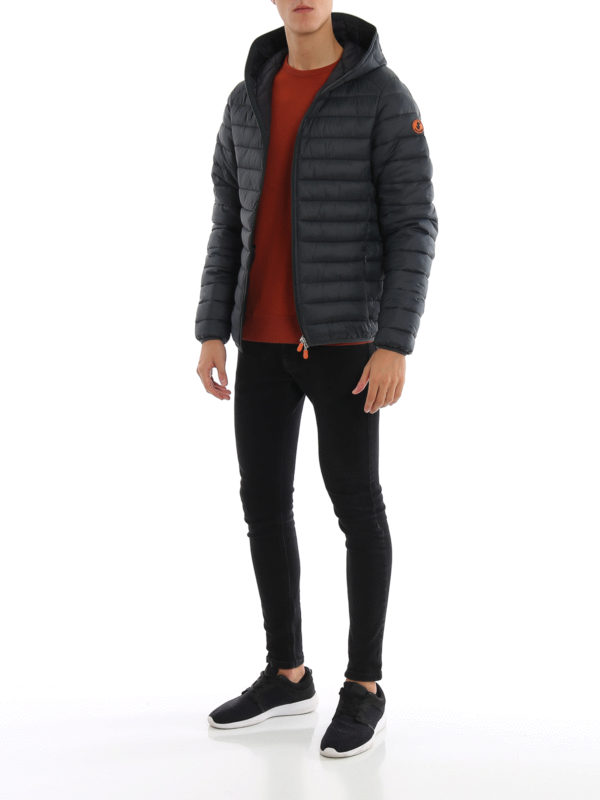 Ultra light hooded puffer jacket 