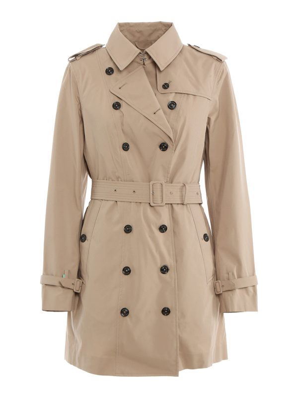 Trench coats Save the Duck - Double-breasted trench with padded gilet ...